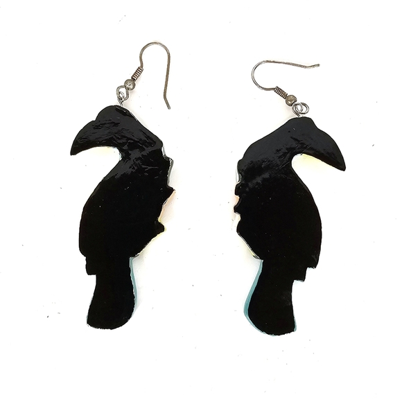 Vintage Parrot Earrings - Picture 3 of 4